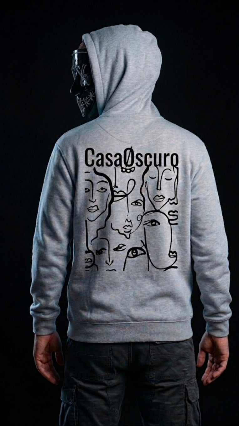 Sweat à capuche Art Minimaliste CasaØscuro