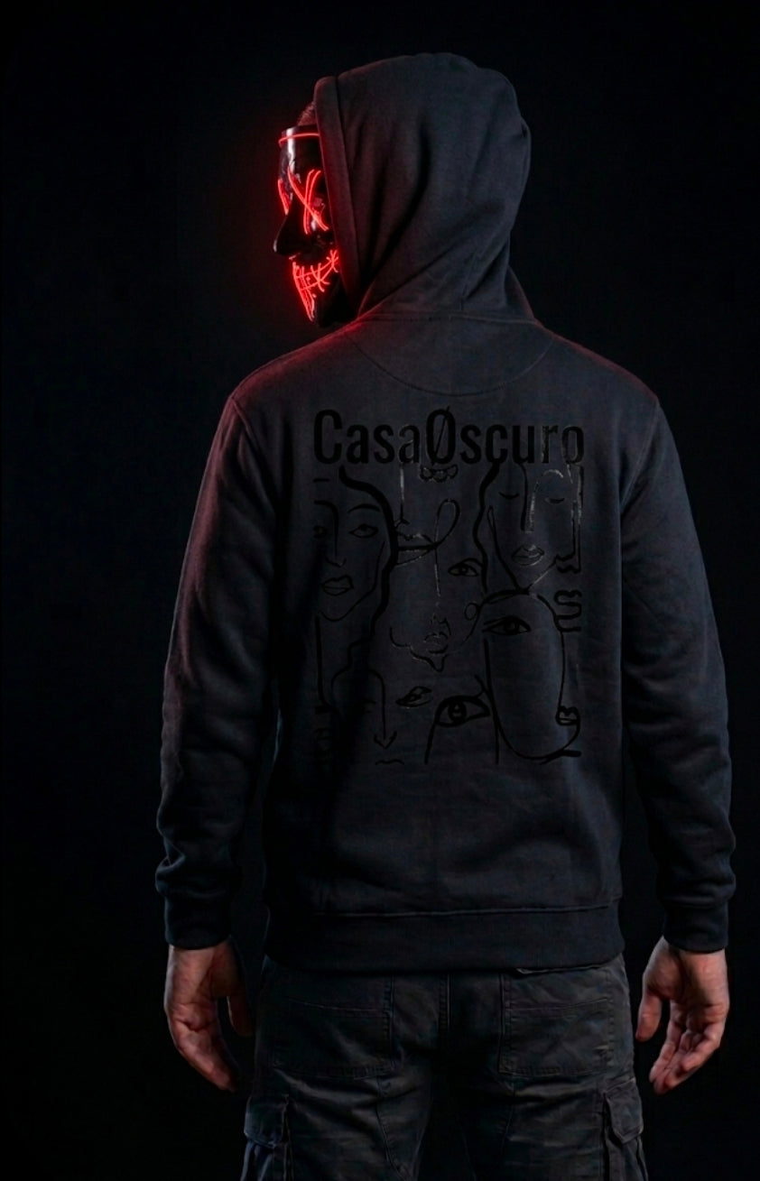 Sweat à capuche Art Minimaliste CasaØscuro