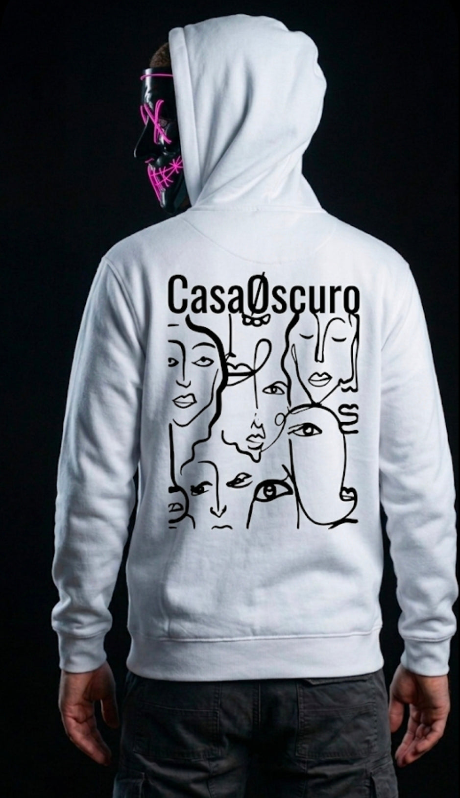 Sweat à capuche Art Minimaliste CasaØscuro